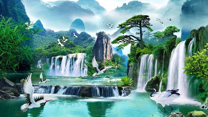 Tranh phong thuỷ mang hành Mộc