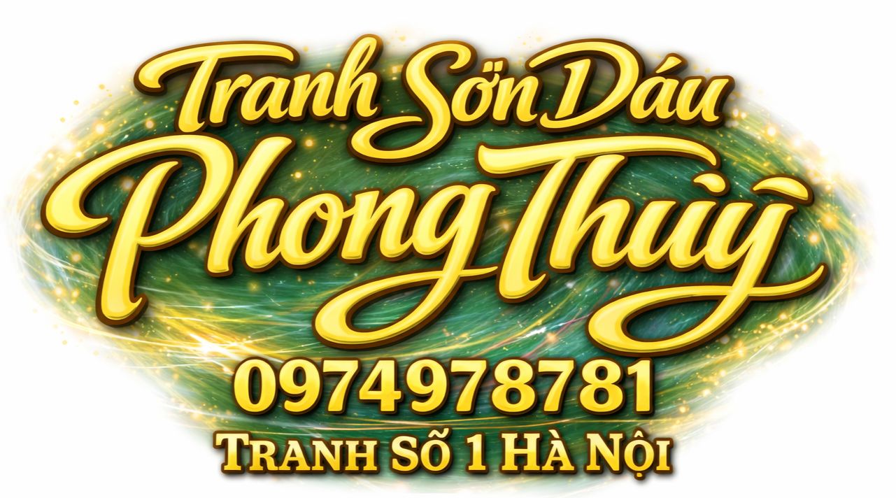 Tranh sơn dầu phong thuỷ