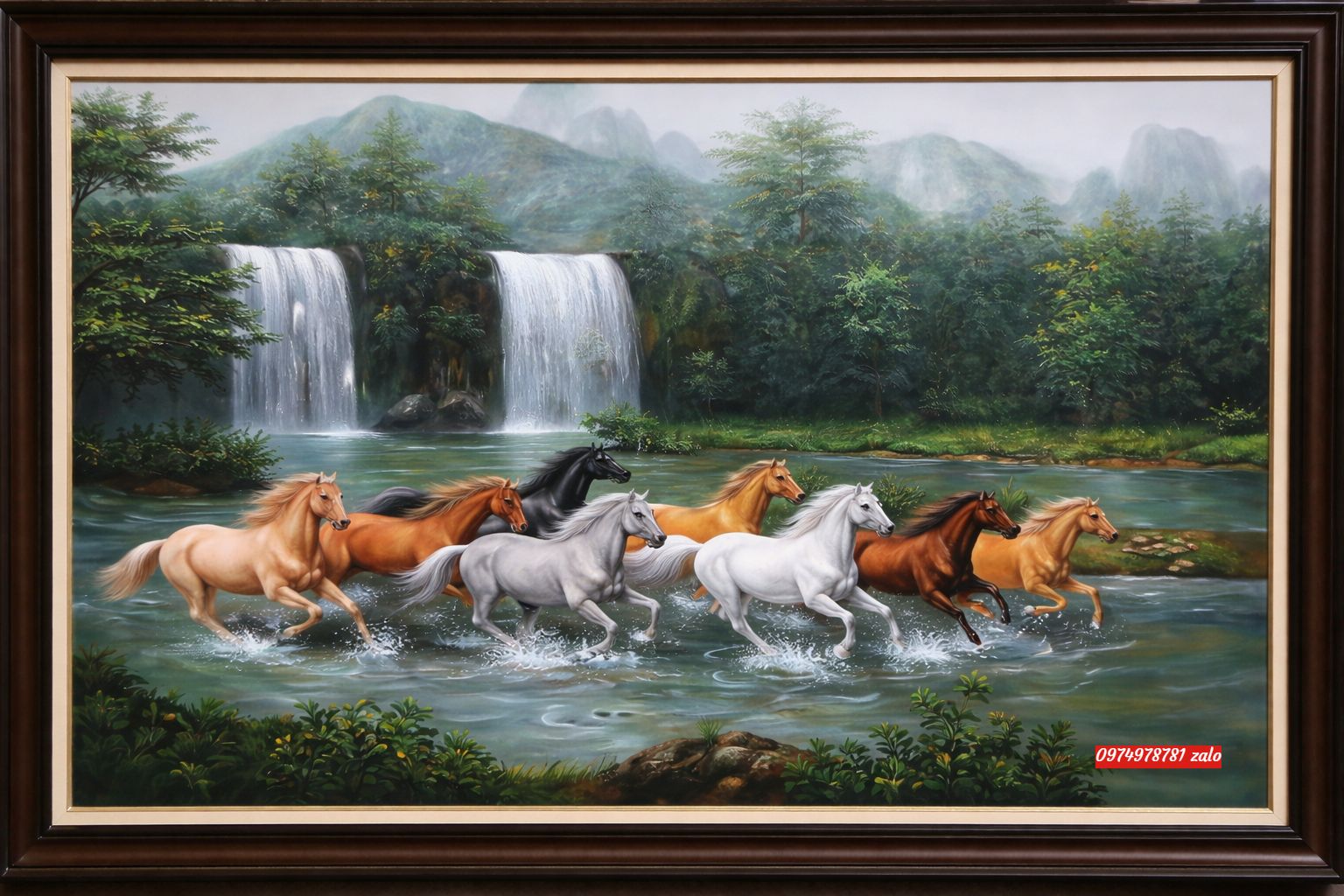 Tranh mã đáo thành công , tranh chay phi qua nước  đại