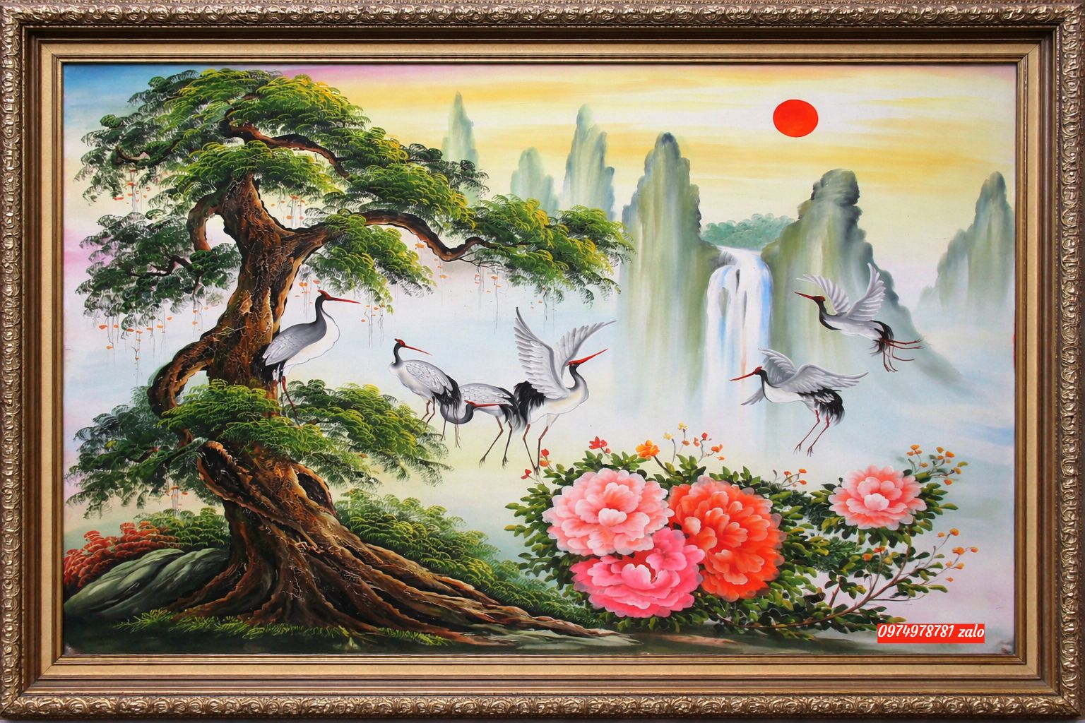 Tranh tùng hạc diễn niên, Tranh tùng hạc ý nghĩa